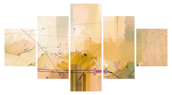 Obraz - Abstrakce, olejomalba (125x70 cm)