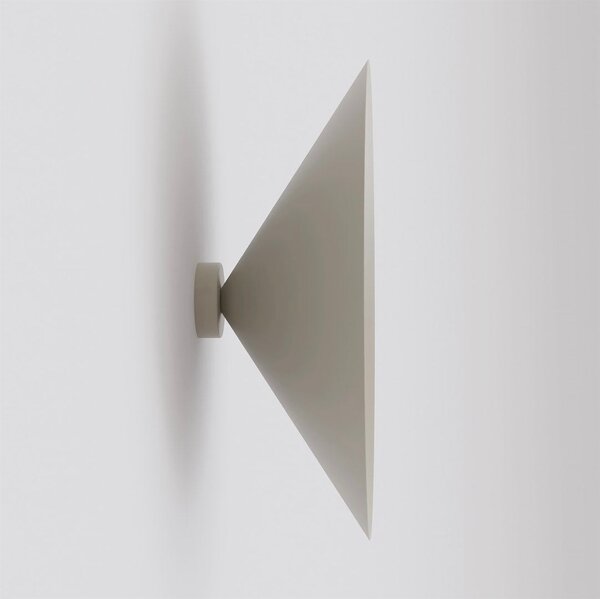 Nástěnné svítidlo MONO K1L – moka, jantarové sklo, 1× E14, šířka 50 cm