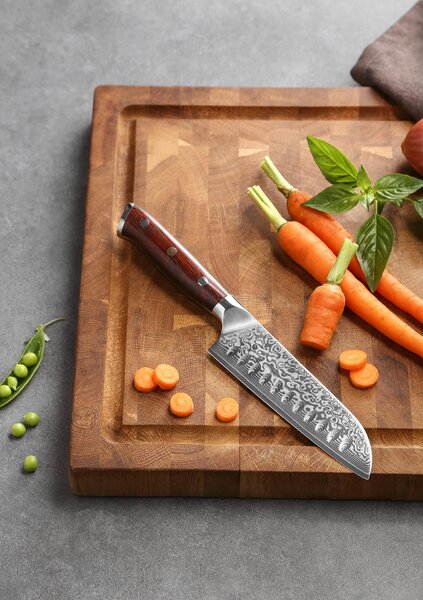 Santoku nůž XinZuo Yu B13R 5"