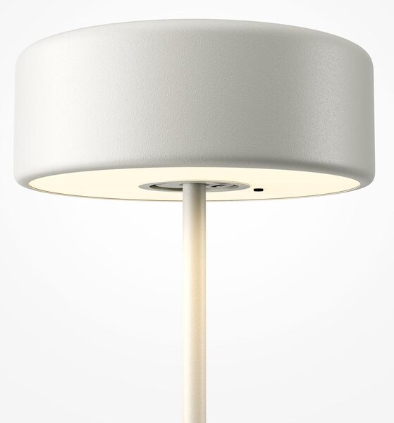 Maytoni Přenosná stolní stmívatelná LED lampa jejíž vzhled navrhla AI, 3W, v. 34,5 cm, 2200K-4000K, IP20 Barva: Zlatá
