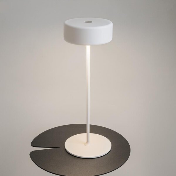 Maytoni Přenosná stolní stmívatelná LED lampa jejíž vzhled navrhla AI, 3W, v. 34,5 cm, 2200K-4000K, IP20 Barva: Zlatá