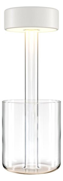Maytoni Přenosná stolní stmívatelná LED lampa jejíž vzhled navrhla AI, 3W, v. 34,8 cm, 2200K-4000K, IP20 Barva: Černá/Čirá
