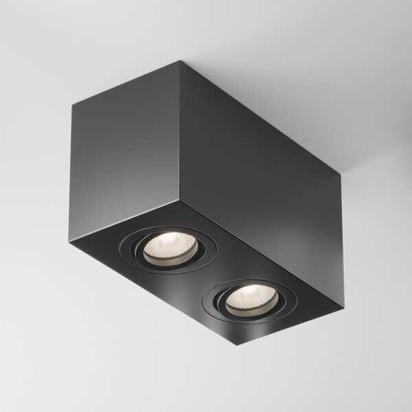 Maytoni Stropní svítidlo ATOM, 10W, d. 20 cm, 2xGU10 Barva: Černá