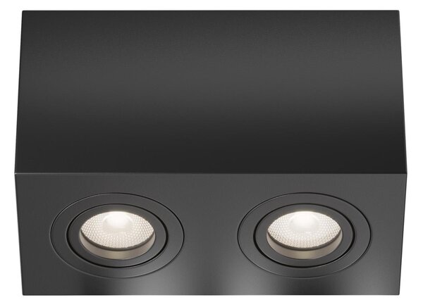 Maytoni Stropní svítidlo ATOM, 10W, d. 20 cm, 2xGU10 Barva: Černá