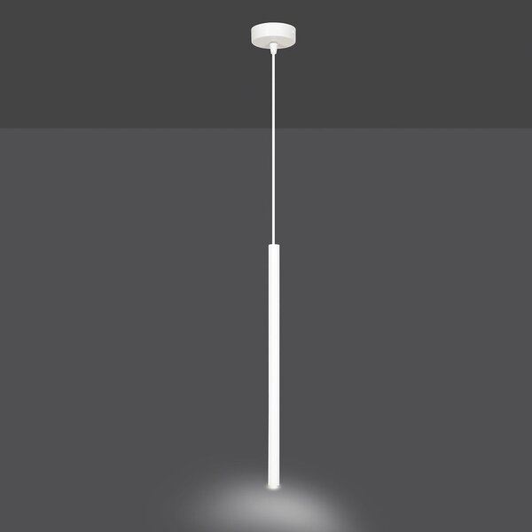 Závěsné svítidlo SELTER 1 – bílé, 1× G9, šířka 3 cm