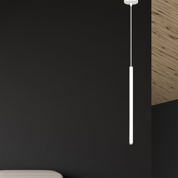 Závěsné svítidlo SELTER 1 – bílé, 1× G9, šířka 3 cm