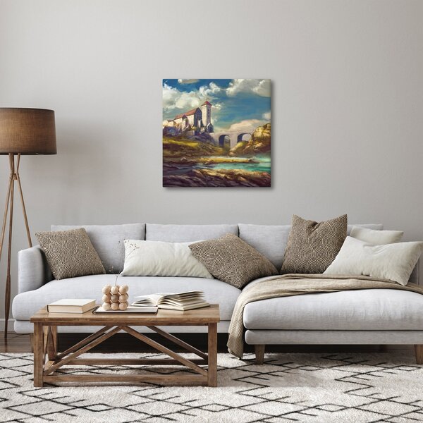 Obraz - Středověký hrad (30x30 cm)