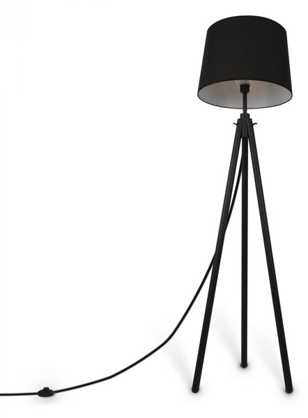 Maytoni Stojací lampa Calvin, 60W, V. 164,2 cm, 1xE27 Barva: Černá