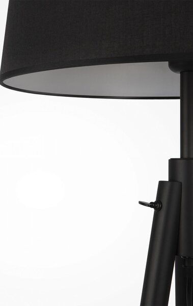 Maytoni Stojací lampa Calvin, 60W, V. 164,2 cm, 1xE27 Barva: Černá