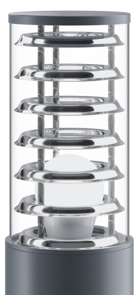Maytoni Venkovní sloupkové svítidlo BRONX, 60W, v. 79,6 cm, 1xE27, IP54 Barva: Šedá
