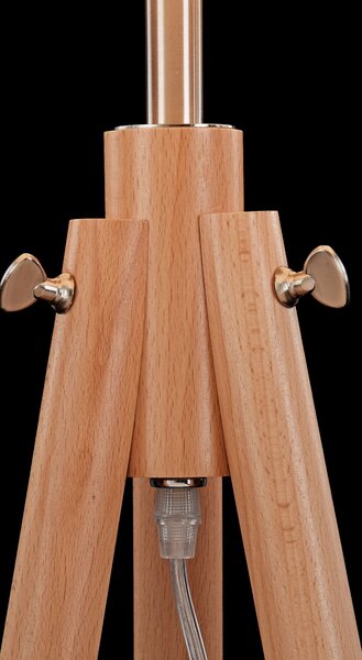 Maytoni Stojací lampa Calvin, 60W, V. 164,2 cm, 1xE27 Barva: Černá