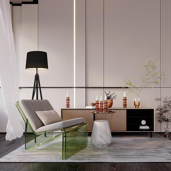 Maytoni Stojací lampa Calvin, 60W, V. 164,2 cm, 1xE27 Barva: Černá
