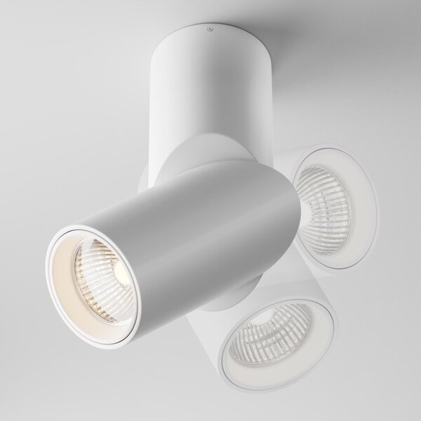 Maytoni Moderní stropní LED svítidlo DAFNE, 10W, v. 16 cm Barva: Černá, Teplota světla: 4000K - denní bílá