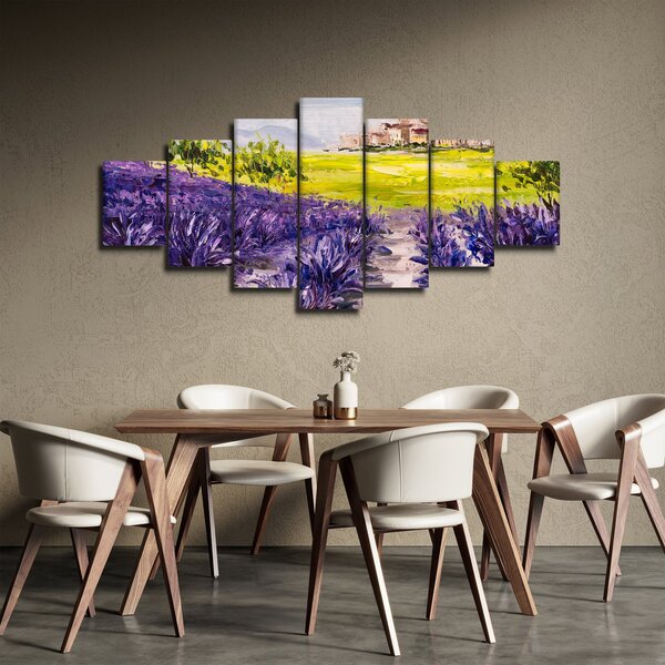 Obraz - Provance, Francie, olejomalba (210x100 cm)