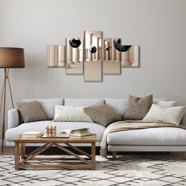 Obraz - Koule mezi sloupy (125x70 cm)