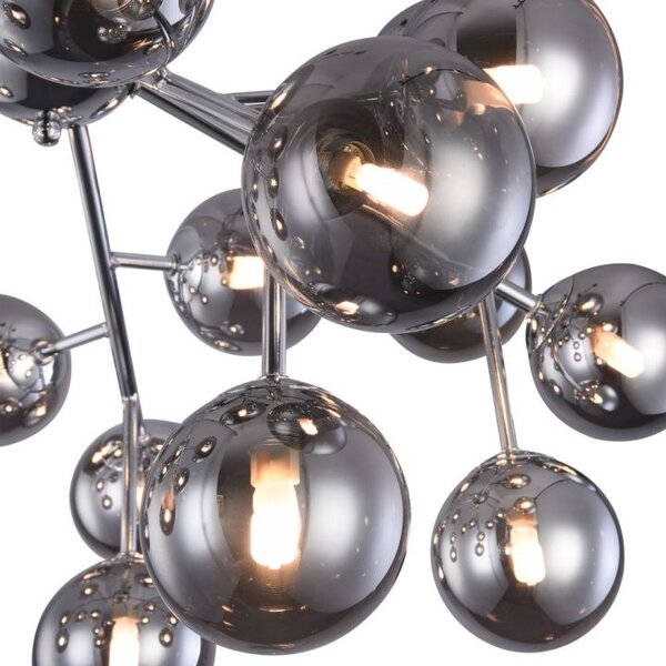 Maytoni Luxusní stropní svítidlo DALLAS, 28W, v. 22,5 cm, 20xG9 Barva: Chrom