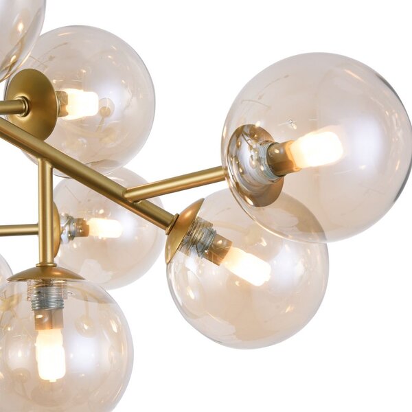 Maytoni Luxusní stropní svítidlo DALLAS, 28W, v. 22,5 cm, 20xG9 Barva: Chrom