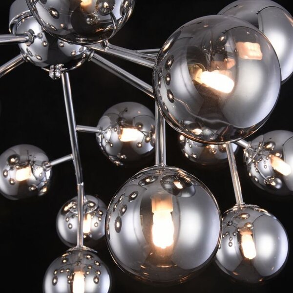 Maytoni Luxusní stropní svítidlo DALLAS, 28W, v. 22,5 cm, 20xG9 Barva: Chrom