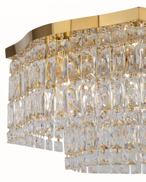 Maytoni Luxusní stropní svítidlo DUNE, 60W, d. 45 cm, 6xE14 Barva: Zlatá