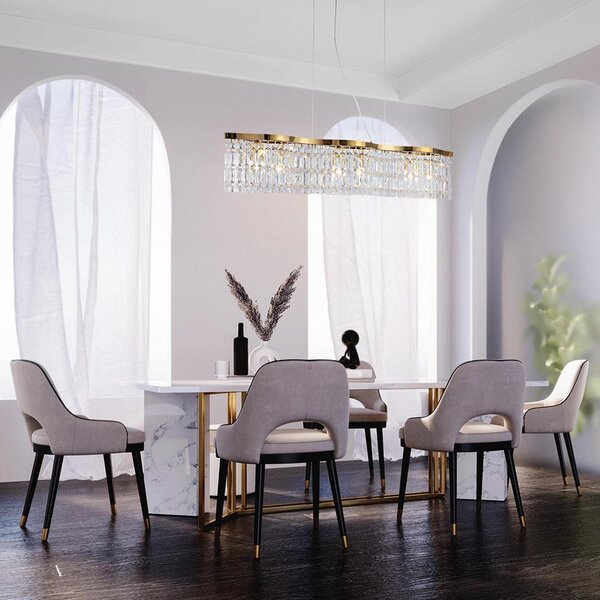 Maytoni Luxusní stropní svítidlo DUNE, 60W, d. 45 cm, 6xE14 Barva: Zlatá