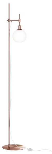Maytoni Stojací lampa ERICH, 40W, v. 155 cm, 1xE14 Barva: Nikl