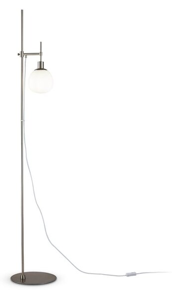 Maytoni Stojací lampa ERICH, 40W, v. 155 cm, 1xE14 Barva: Nikl