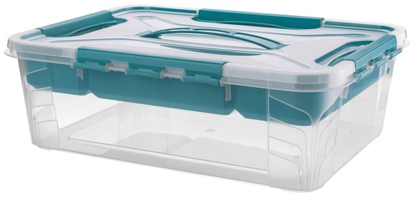 BOX S VÍKEM 10 l - Stohovatelné boxy