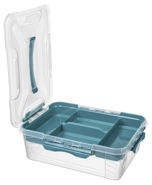 BOX S VÍKEM 10 l - Stohovatelné boxy