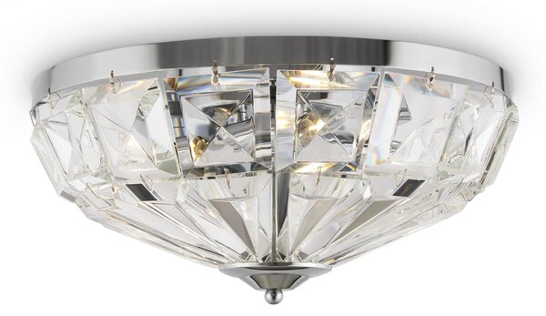 Maytoni Luxusní stropní svítidlo FACET, 60W, ⌀ 39,6 cm, 4xE14 Barva: Chrom