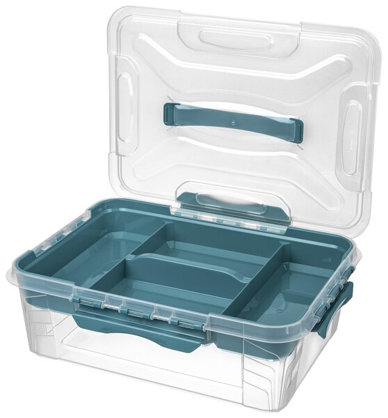 BOX S VÍKEM 10 l - Stohovatelné boxy