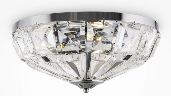 Maytoni Luxusní stropní svítidlo FACET, 60W, ⌀ 39,6 cm, 4xE14 Barva: Chrom