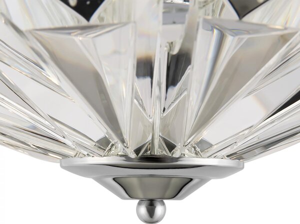Maytoni Luxusní stropní svítidlo FACET, 60W, ⌀ 39,6 cm, 4xE14 Barva: Chrom