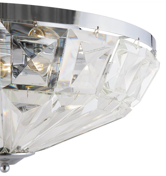 Maytoni Luxusní stropní svítidlo FACET, 60W, ⌀ 49 cm, 6xE14 Barva: Zlatá