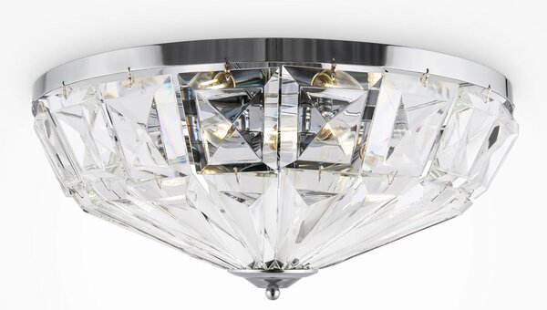 Maytoni Luxusní stropní svítidlo FACET, 60W, ⌀ 49 cm, 6xE14 Barva: Zlatá