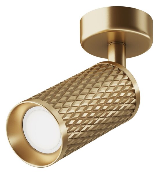 Maytoni Designové stropní svítidlo FOCUS DESIGN, 10W, d. 13 cm, 1xGU10 Barva: Zlatá