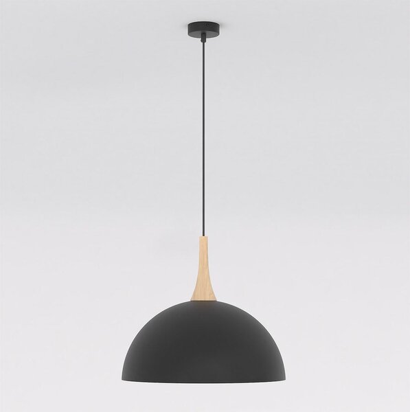 Závěsné svítidlo NAUTICA 1L – černé, 1× GX53, šířka 40 cm