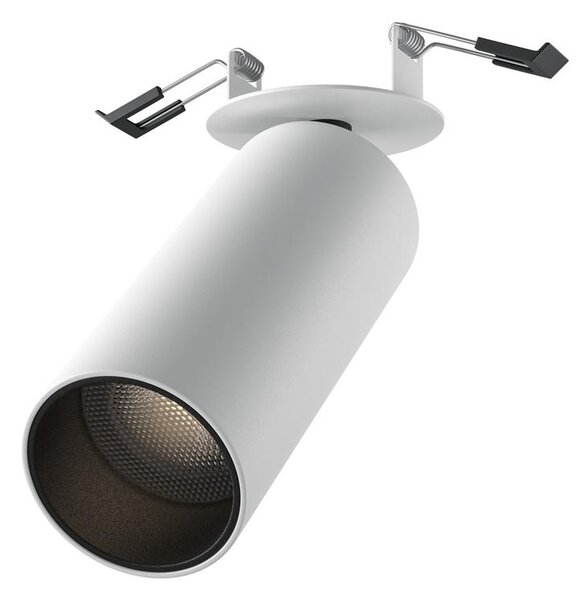 Maytoni Moderní zápustné stropní LED svítidlo FOCUS, 12W, v. 12,5 cm Barva: Bílá, Teplota světla: 4000K - denní bílá