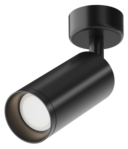 Maytoni Moderní stropní svítidlo FOCUS, d. 13 cm, 1xGU10 Barva: Černá