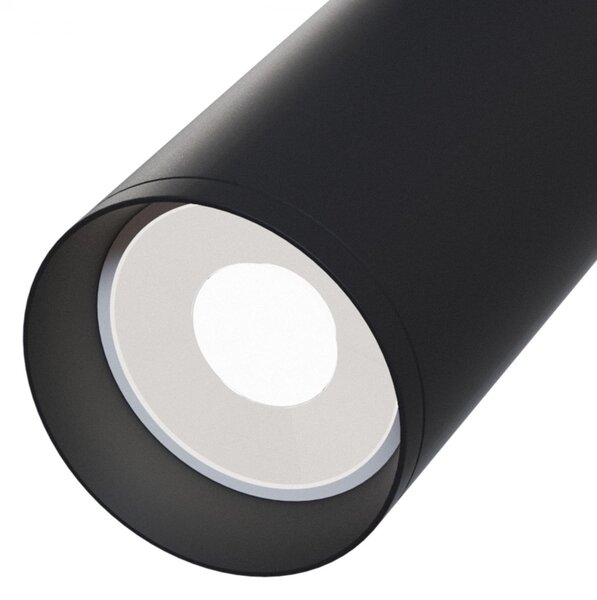 Maytoni Moderní stropní svítidlo FOCUS, d. 13 cm, 1xGU10 Barva: Černá