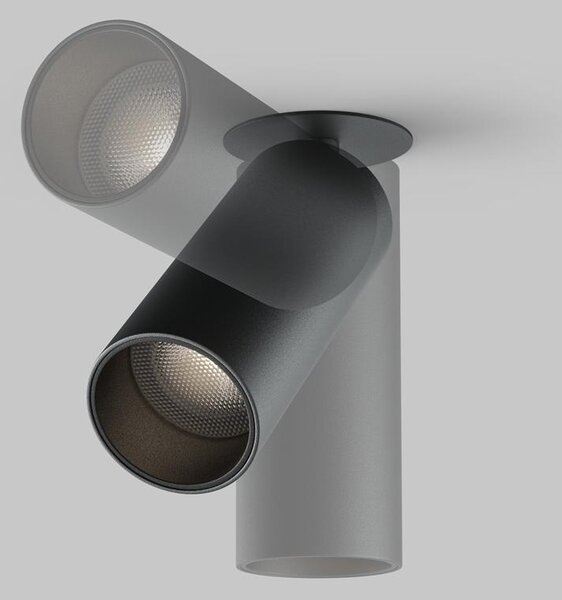 Maytoni Moderní zápustné stropní LED svítidlo FOCUS, 12W, v. 12,5 cm Barva: Bílá, Teplota světla: 4000K - denní bílá