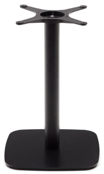 Černá kovová podnož k barovému stolu Kave Home Dina 70,5 cm