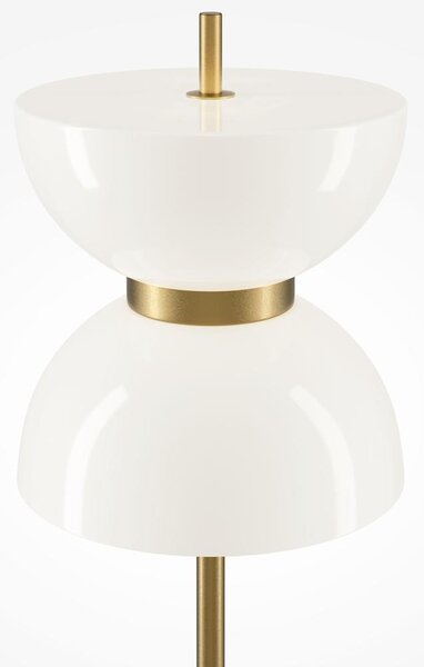 Maytoni Designová stojací LED lampa KYOTO, 11W, v. 145 cm, 3000K Barva: Mosaz