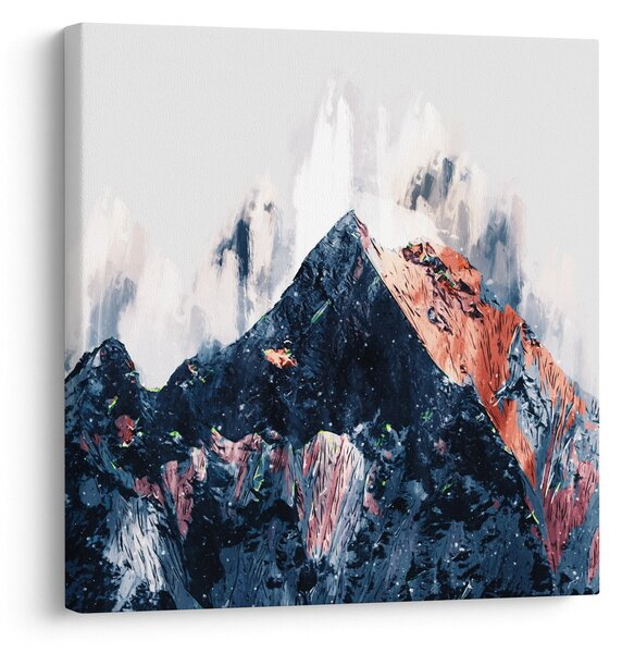 Obraz - Abstraktní hora (30x30 cm)