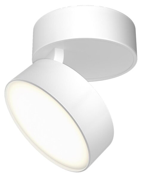 Maytoni Moderní stropní LED svítidlo ONDA, 18W, ⌀ 12 cm Barva: Černá, Teplota světla: 3000K - teplá bílá
