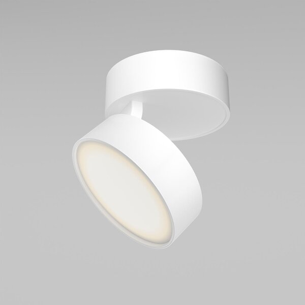 Maytoni Moderní stropní LED svítidlo ONDA, 18W, ⌀ 12 cm Barva: Černá, Teplota světla: 3000K - teplá bílá