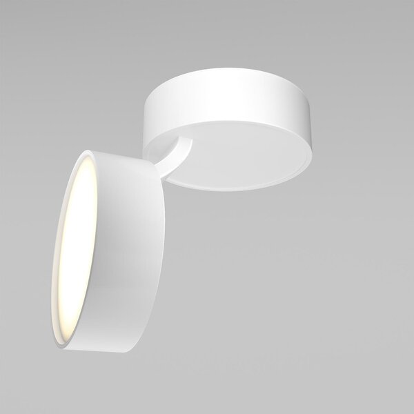 Maytoni Moderní stropní LED svítidlo ONDA, 18W, ⌀ 12 cm Barva: Černá, Teplota světla: 3000K - teplá bílá
