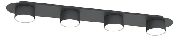 Stropní svítidlo DIAZ 4 – černé, 4× GX53, šířka 70 cm