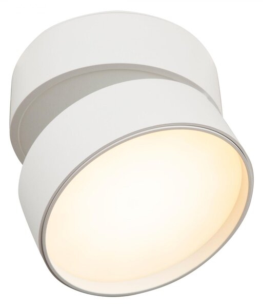 Maytoni Moderní stropní LED svítidlo ONDA, 18W, ⌀ 12 cm Barva: Černá, Teplota světla: 3000K - teplá bílá
