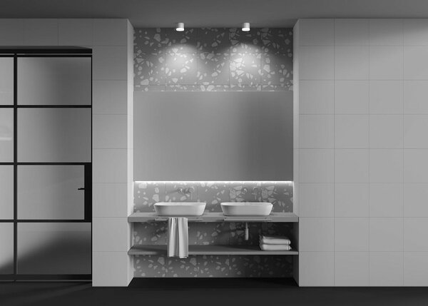 Maytoni Designové stropní svítidlo PAULINE, 15W, ⌀ 8,2 cm, 1xGX53, IP44 Barva: Černá