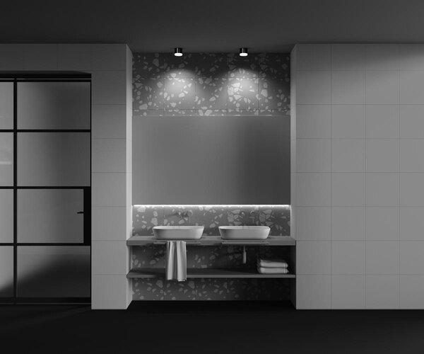 Maytoni Designové stropní svítidlo PAULINE, 15W, ⌀ 8,2 cm, 1xGX53, IP44 Barva: Černá